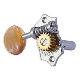 Grover statite horizontal set acrylic buttons - chrome