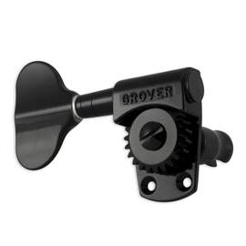 Grover titan bass mheads left hand - black chrome