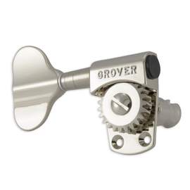 Grover titan bass mheads left hand 4 in-line - nickel