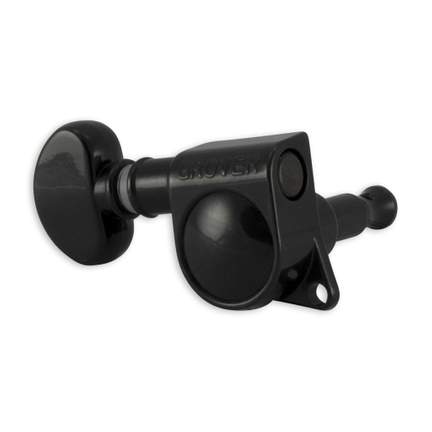 Grover 12-string mid-size rotomatics -  black chrome
