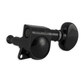 Grover 6-in-line mid-size rotomatic - black chrome