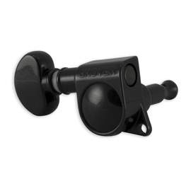 Grover lh mid-size rotomatics  - black chrome