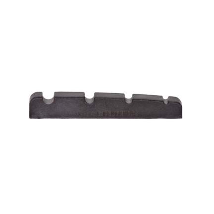 Graphtech black tusq xl nut - 4 string flat bottom bass