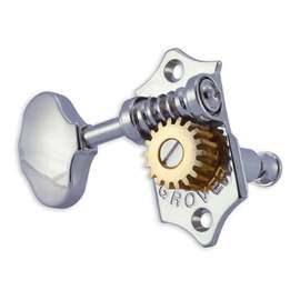 Grover sta-tite u98 series geared ukulele pegs chrome