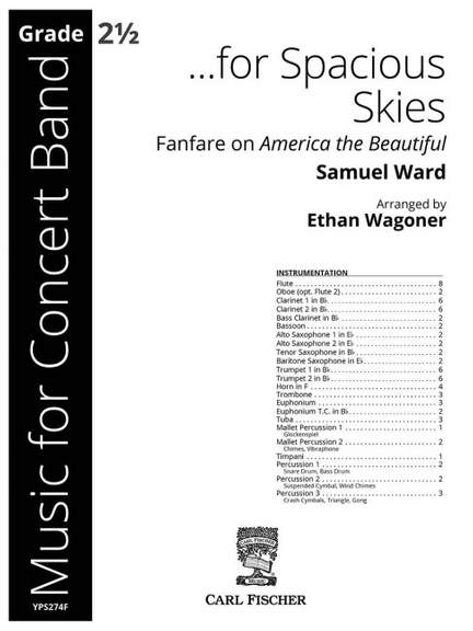 Ward, S: ...for Spacious Skies E flat major