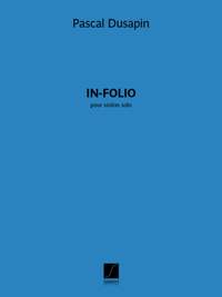 Pascal Dusapin: In folio
