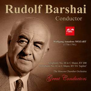 Rudolf Barshai, conductor: Mozart - Symphony No. 28, KV 200 / Symphony No. 41, KV 551 'Jupiter'