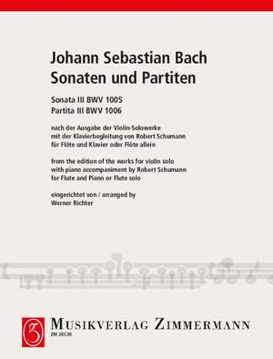 Bach, Johann Sebastian: Sonatas and Partitas Heft 3 BWV 1005/1006