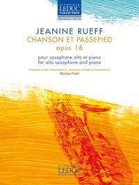 Jeanine Rueff: Chanson et Passepied opus 16