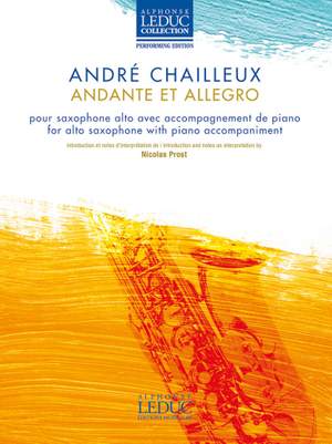 André Chailleux: Andante et Allegro