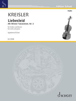 Kreisler, F: Love’s sorrow