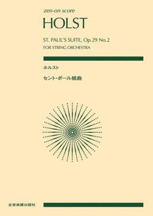 Holst, G: St. Paul's Suite op. 29/2