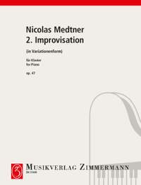 Medtner, Nikolai: Second improvisation op. 47