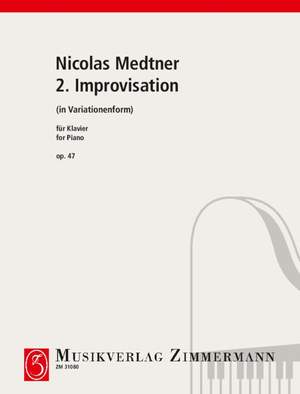 Medtner, Nikolai: Second improvisation op. 47