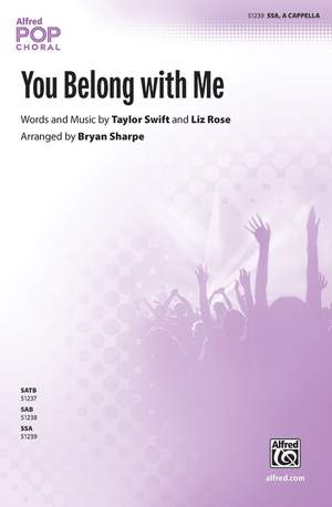Taylor Swift: You Belong With Me SSA
