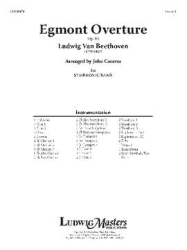 Beethoven: Egmont Overture (c/b sc)