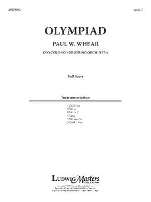 Whear, Paul W.: Olympiad (s/o sc)