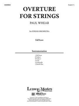 Whear, Paul W.: Overture For Strings (s/o sc)