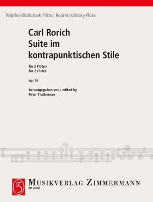 Rorich, Carl: Suite in Contrapunctional Style op. 38