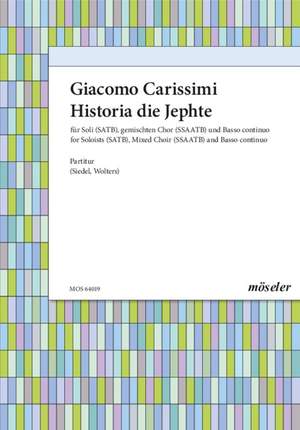 Carissimi, Giacomo: Historia di Jephte