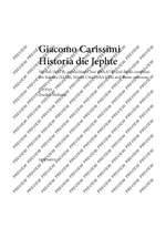 Carissimi, Giacomo: Historia di Jephte Product Image