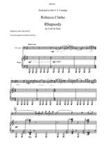 Rebecca Clarke: Rhapsody for Piano and Cello Product Image