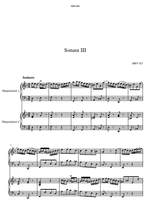 J.S. Bach arr. David Ponsford: Sonata No. 3 in D Minor, BWV 527 Product Image