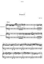 J.S. Bach arr. David Ponsford: Sonata No. 5 in C Major, BWV 529 Product Image