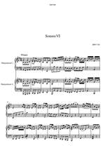 J.S. Bach arr. David Ponsford: Sonata No. 6 in G Major, BWV 530 Product Image