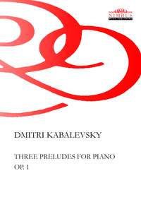 Dmitri Kabalevsky: Three Preludes Op. 1