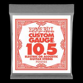 Ernie Ball: Plain Steel - Electric/Acoustic Single String .0105