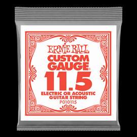 Ernie Ball: Plain Steel - Electric/Acoustic Single String .0115