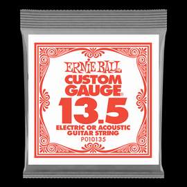 Ernie Ball: Plain Steel - Electric/Acoustic Single String .0135