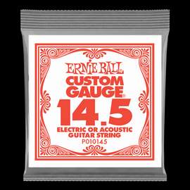 Ernie Ball: Plain Steel - Electric/Acoustic Single String .0145