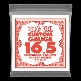 Ernie Ball: Plain Steel - Electric/Acoustic Single String .0165