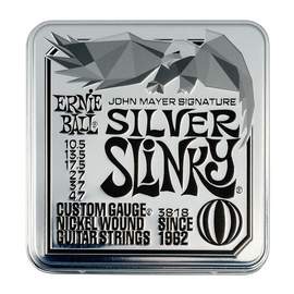 Ernie Ball: John Mayer Silver Slinky (3 Set Pack Tin)