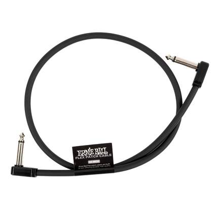 Ernie Ball 24" Flex Patch Cable - Black