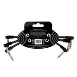Ernie Ball 6" Flex Patch Cable - Black - 3-pack Product Image