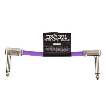 Ernie Ball 3" Flex Patch Cable - Purple