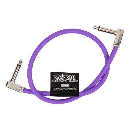 Ernie Ball 18" Flex Patch Cable - Purple
