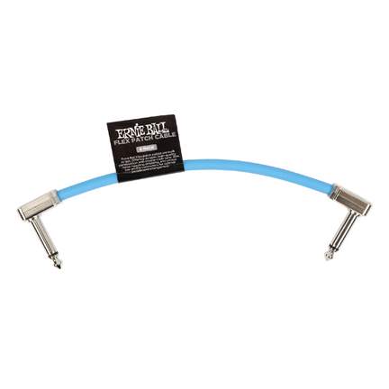 Ernie Ball 6" Flex Patch Cable - Blue