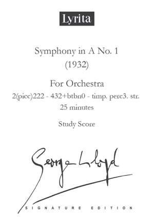 George Lloyd: Symphony No. 1 - Study Score