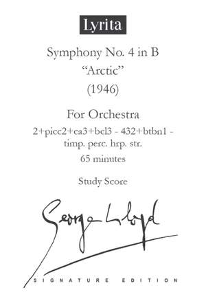 George Lloyd: Symphony No. 4 - Study Score