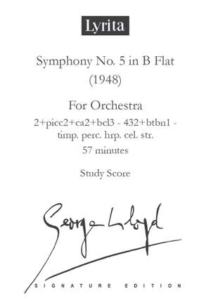 George Lloyd: Symphony No. 5 - Study Score