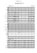 George Lloyd: Symphony No. 6 - Study Score Product Image