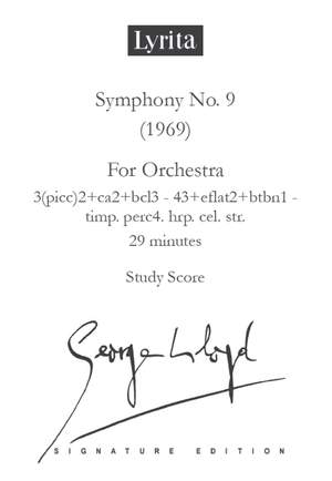 George Lloyd: Symphony No. 9 - Study Score