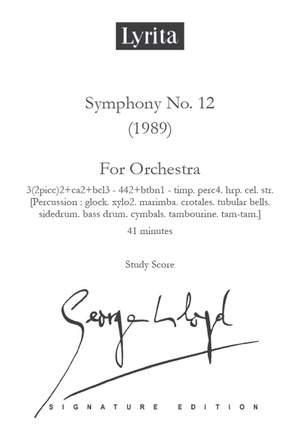 George Lloyd: Symphony No. 12 - Study Score