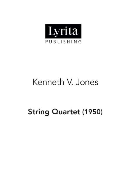 Kenneth V. Jones: String Quartet