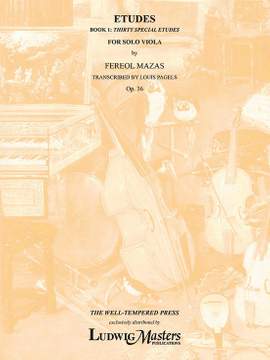 Mazas, J: Etudes Book 1: 30 Special Etudes (viola)