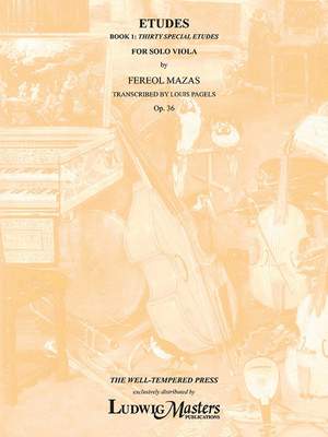 Mazas, J: Etudes Book 1: 30 Special Etudes (viola)